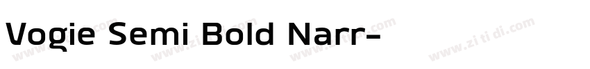 Vogie Semi Bold Narr字体转换 Vogie Semi Bold Narr字体转换